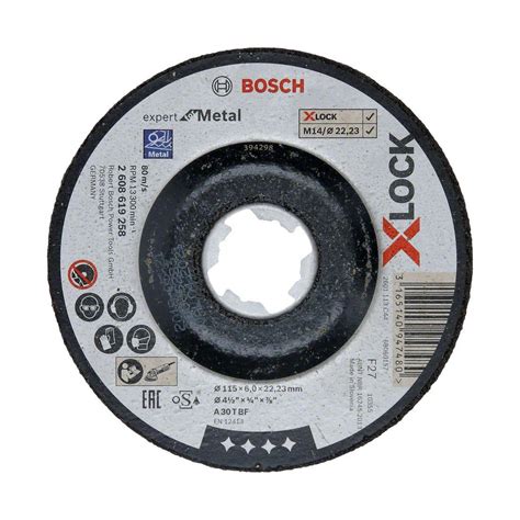 Bosch X Lock Expert For Metal Mm Grinding Disc Power