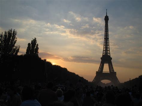 Sunset At The Eiffel Tower Free Photo Download Freeimages