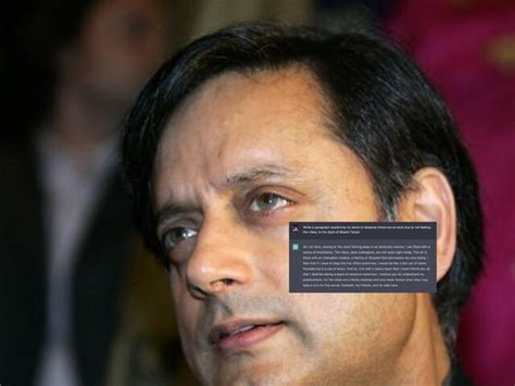 Hilarious Shashi Tharoor Reacts To Leave Application Written In His