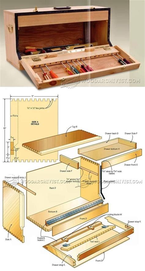 421 best images about Toolbox plans on Pinterest | Woodworking plans ...