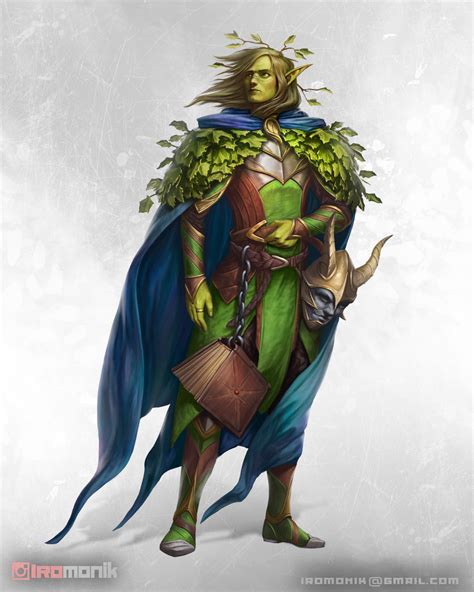 Oc Spring Eladrin Character Art Rcharacterdrawing