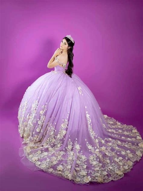 Pin De Isabel Draiman En Xv Lila Morado Vestidos De Quincea Era Rosas