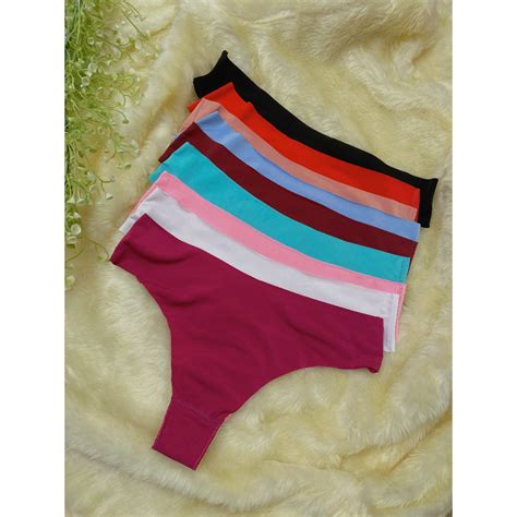 Mel Kit Lingerie Calcinhas Sem Costura Fio Dental Que N O