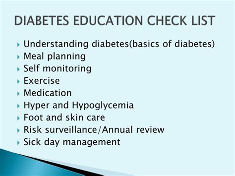 Ppt Diabetes Education  Powerpoint Presentation Id 1473855