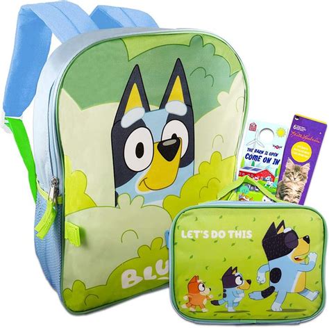 Bluey Bingo School Backpacks And Lunch Bags Kids Lunch Bags Bean Bag