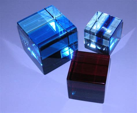 Glass Cube Glass Cube Rubiks Cube Cube