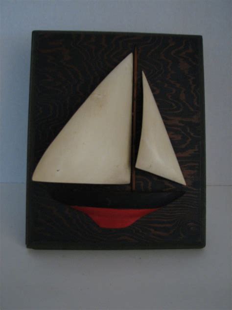 Boat Wall Plaque 1947