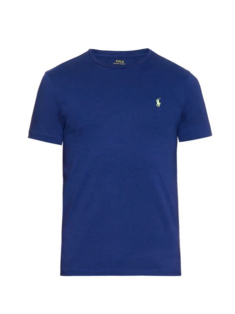 Polo Ralph Lauren Crew Neck T Shirt In Blue For Men Lyst