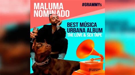 Maluma Nominado Al Grammy 2023 Al Mejor álbum De Música Urbana Por The Love And Sex Tape