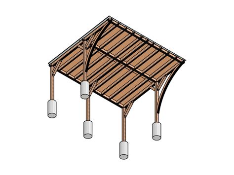 Curved Carport Plan X Carport Plan Single Slope Carport Wooden