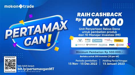 Investasi Reksa Dana Di Motiontrade Bisa Dapat Cashback