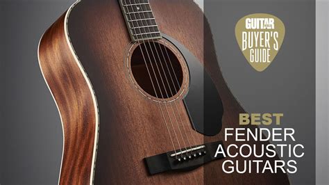 Best Fender Acoustic Guitars 2023 Our Top Picks From Fenders