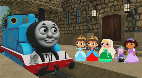 Thomas And Friends In The Ulfstead Castle By Eltiki1508 On Deviantart