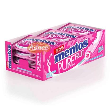 Chicle Mentos Pure Fruit Tutti Frutti SachÊ Display 15unx6g