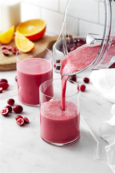 Cranberry Smoothie - Downshiftology