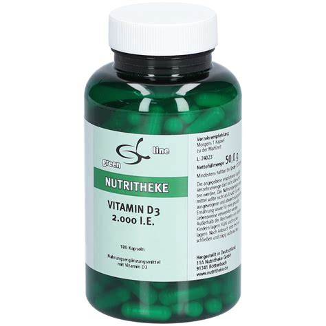 Green Line Nutritheke Vitamin D I E St Shop Apotheke