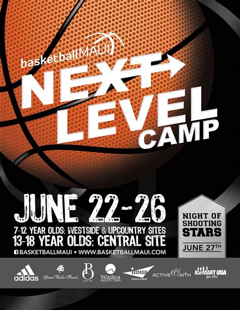 The Outstanding Flyer Design For Kids Basketball Camp Designed With