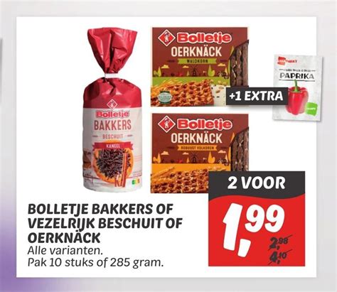 Bolletje Bakkers Of Vezelrijk Beschuit Of Oerknack Alle Varianten Pak