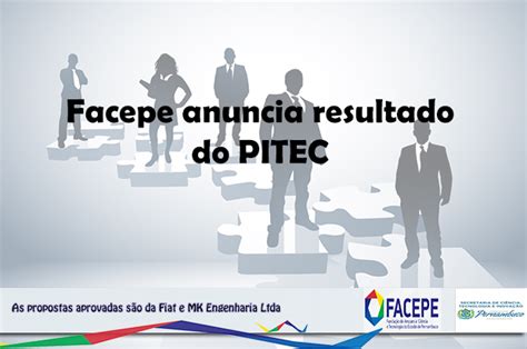 Facepe anuncia resultado da 2ª rodada do PITEC FACEPE