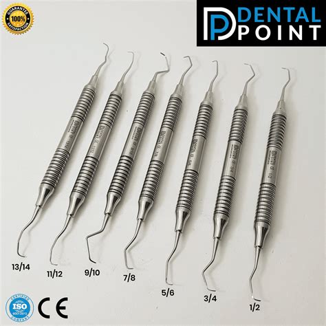 Periodontal Gracey Curettes Set Of 7 Dental Point PTY LTD