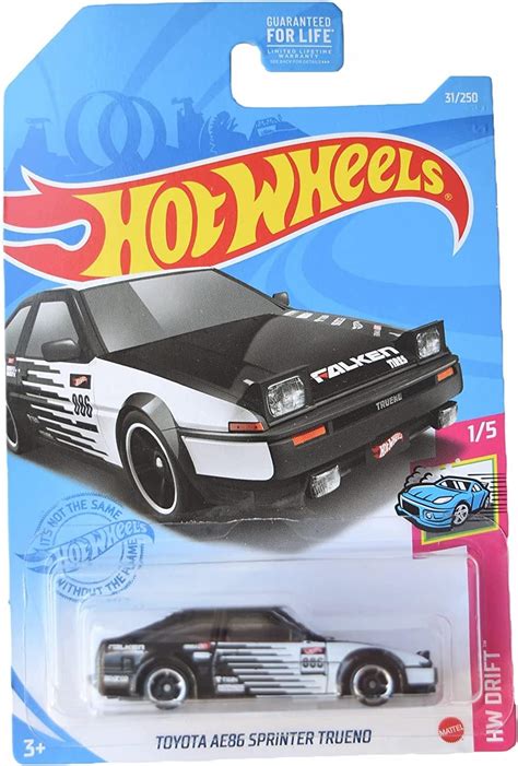 Hot Wheels Toyota Ae86 Sprinter Trueno [black] 31 250 Drift 1 5 Toys And Games