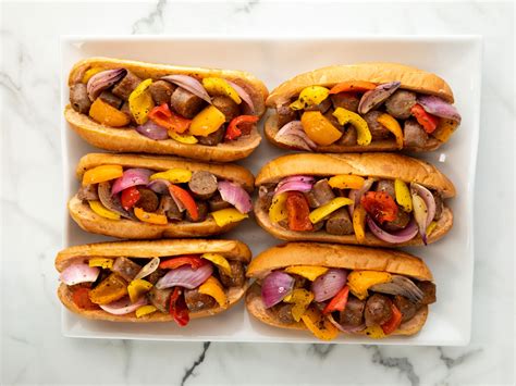 Best Sheet Pan Sausage And Pepper Hoagies How To Make Sheet