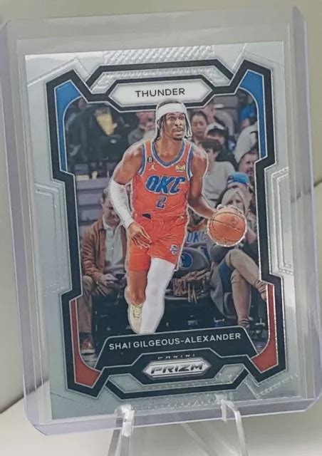 Shai Gilgeous Alexander Panini Prizm Argento Okc Thunder