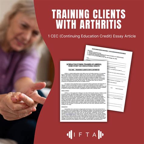 Training Clients With Arthritis Ifta Fitness