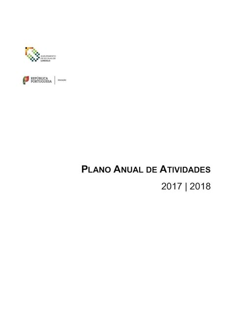 Pdf Plano Anual De Tividades Pt · 3 1introduÇÃo O Plano Anual De Atividades