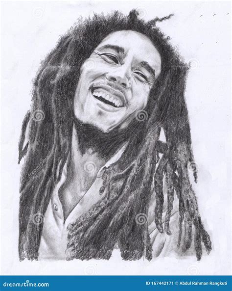 Bob Marley Drawing Step By Step