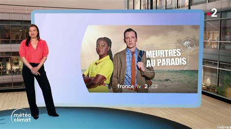 Anaïs Baydemir pour le journal météo climat du soir sur France 2 le 1er