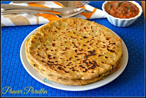 Paneer Paratha Recipe Subbus Kitchen