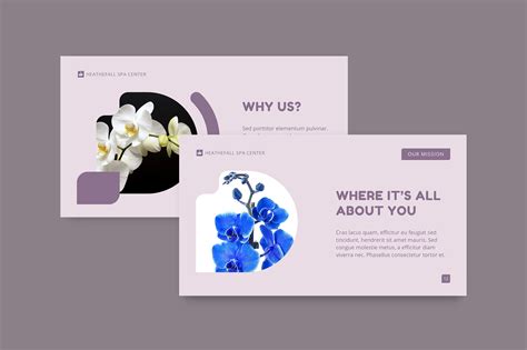 Massage Spa Salon Powerpoint Presentation Template Behance