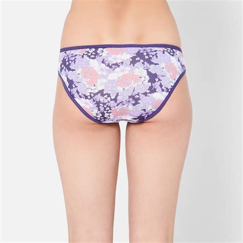 Buy Clovia Polyamide Low Waist Outer Elastic Bikini Panty Online