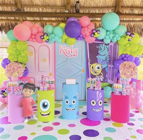 Monster Inc Party Monster Birthday Parties Bday Party Theme 2nd