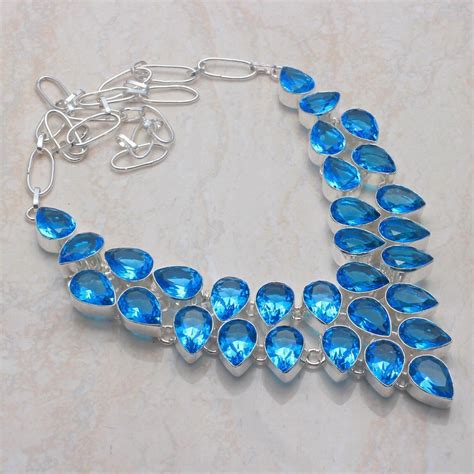 TOPAZ KWARC NASZYJNIK KOLIA 8776993766 Oficjalne Archiwum Allegro