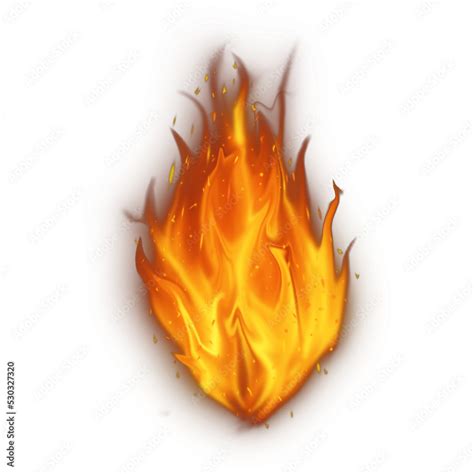 Realistic Flames Clipart Realistic Fire Clipart Digital Explore O