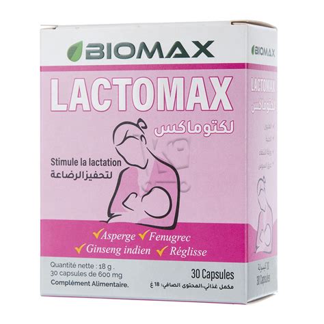 Biomax Lactomax Lactation 30 Capsules Algérie