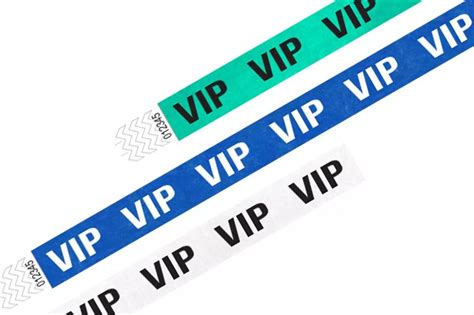 Braccialetti Tyvek Prestampati Vip Idbracciale