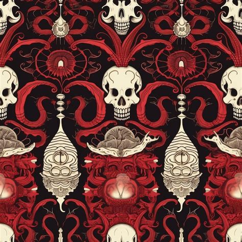 Aggregate More Than Damask Skull Wallpaper In Coedo Vn