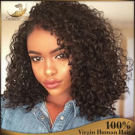 130 Density Side Part Curly Human Hair Lace Wigs Natural Hairline Glueless Full Lace Human Hair