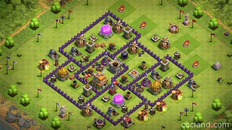 Town Hall 7 Hybrid Base | Clash of Clans Land