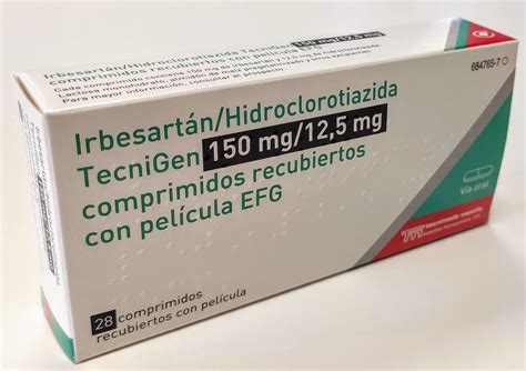 Irbesartan Hidroclorotiazida Tecnigen Efg Mg Mg Comprimidos