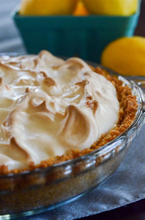 Lemon Ice Box Pie With Marshmallow Meringue