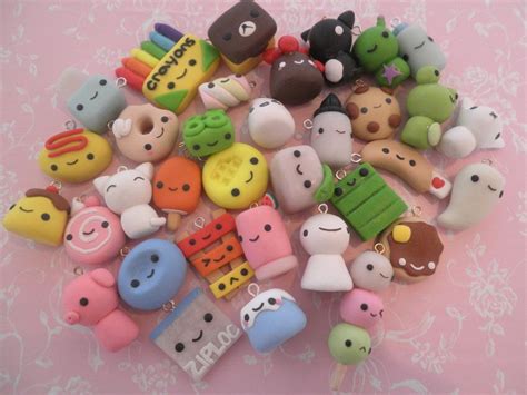 Pin By Chica On Clay Charms Polymer Clay Charms Cute Polymer Clay