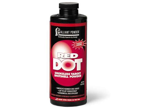 Alliant Reddot Red Dot Smokeless Shotshell Shotgun 1 Lb Range Usa