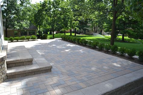 Brick Paver Patio, Washington Twp, Michigan Macomb County | SiteScape, Inc.