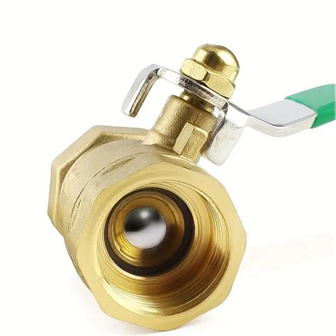 Pneumatic Femalemale Thread Mini Ball Valve Brass Connector Temu