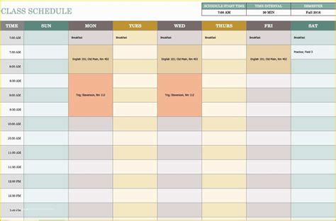 Free Scheduling Calendar Template Of Free Weekly Schedule Templates for ...