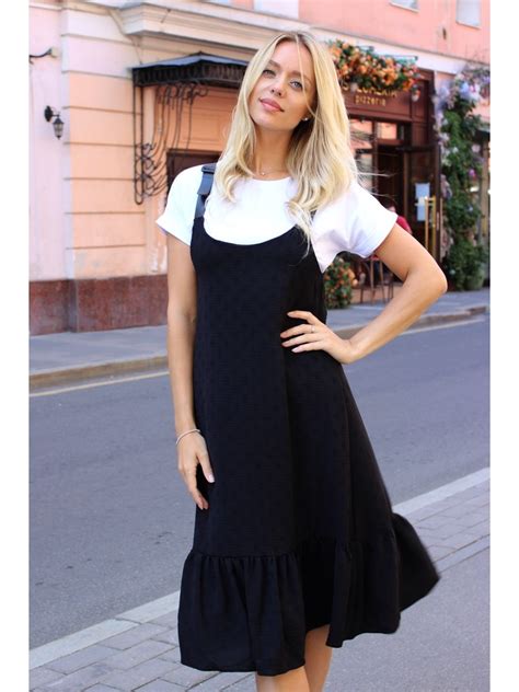 Сарафан с футболкой (45 фото) - картинки и фото fashionhot.club